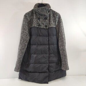 S. Oliver Snap / Button Puffer Jacket Quilted Black Ladies Size 10
